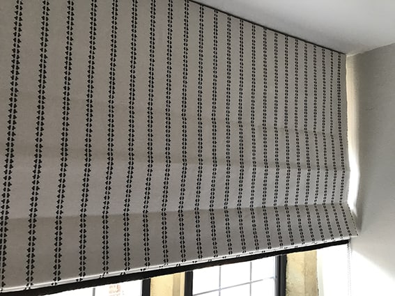 Ticking Stripe Charcoal from Vanessa Arbuthnott